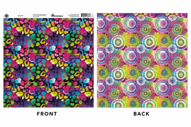 Super Girl Double-Sided Scrapbook Paper (12x12)