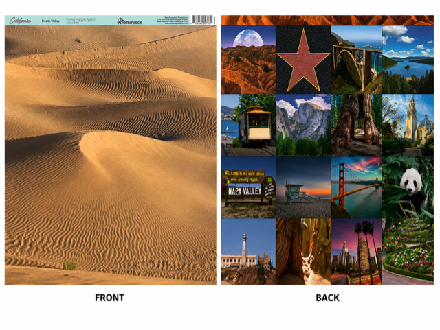 Death Valley Double-Sided Scrapbook Paper (12x12)