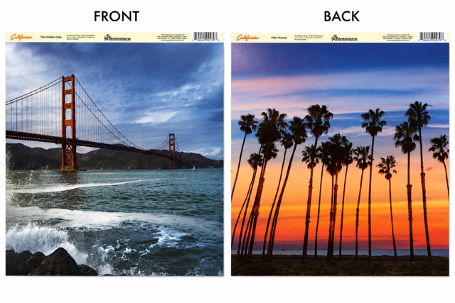 The Golden Gate Double Sided Scrapbook Paper (12x12)