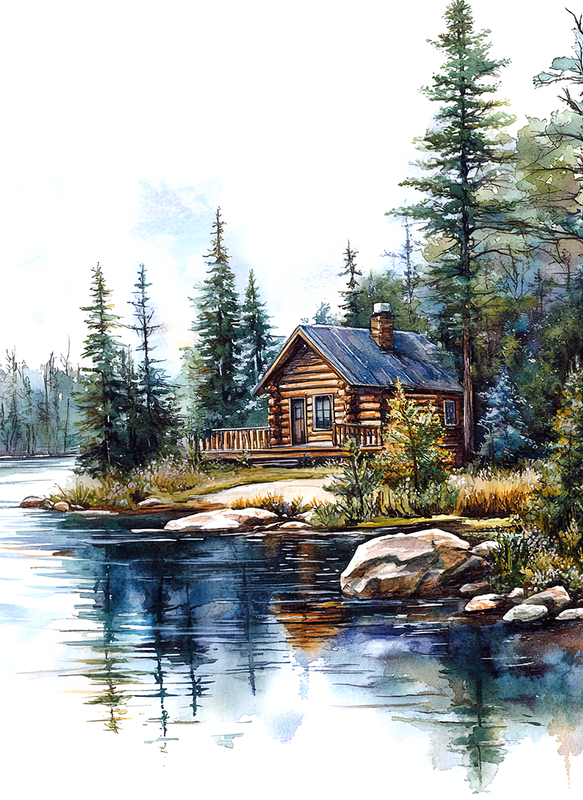 Blue Lake Cabin Peel & Place
