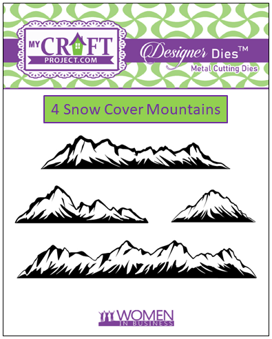 Mountains Designer Die 4-piece set
