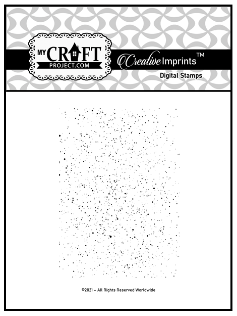 Snow Falling background Digital Imprints stamp