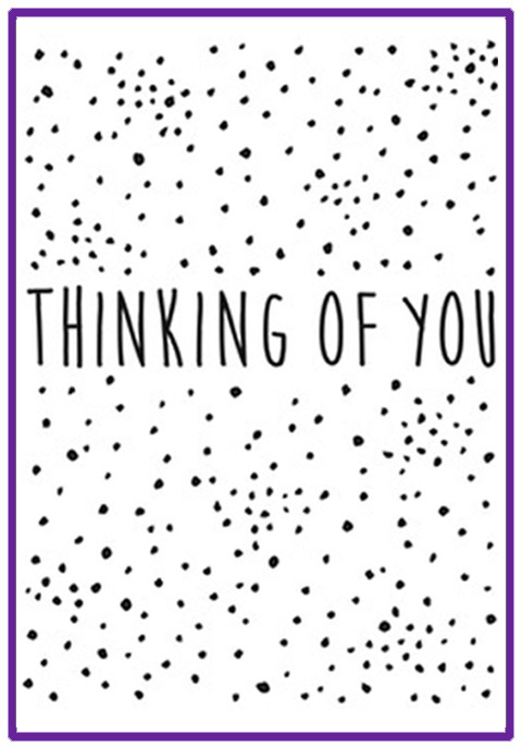 Thinking of You embossing folder