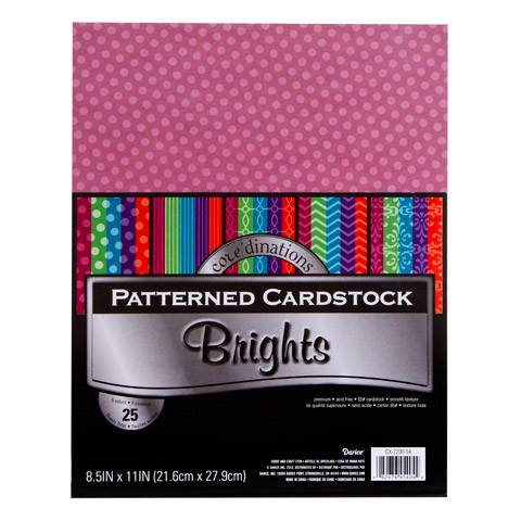 Bright Patterned Printslightweight cardstock