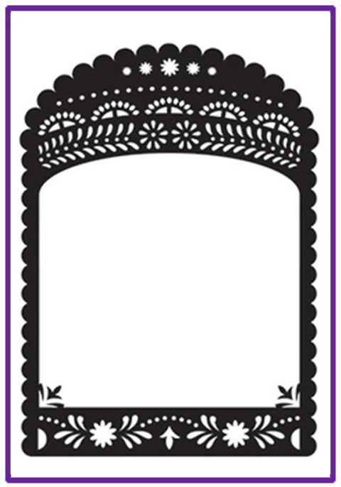 Design Border embossing folder