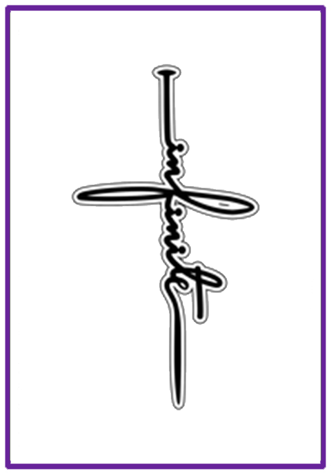 Word Cross Collection Infinite  Designer Dies 2-piece die set