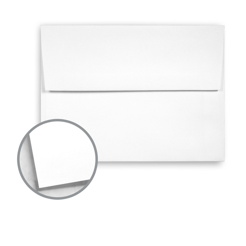 White Woven – A2 Envelopes – 24lb. – Square Flap -50 pieces