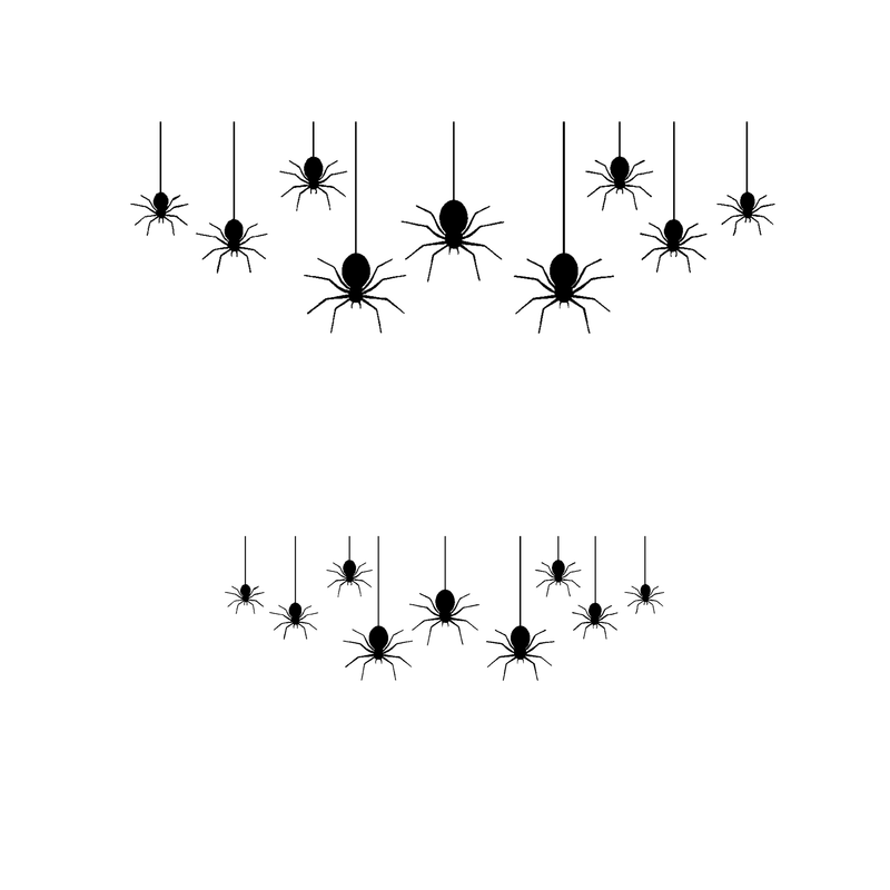Descending Spiders Digital Imprints stamp set