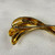 18KY Ribbon Brooch signed Henry Dunay