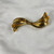 18KY Ribbon Brooch signed Henry Dunay