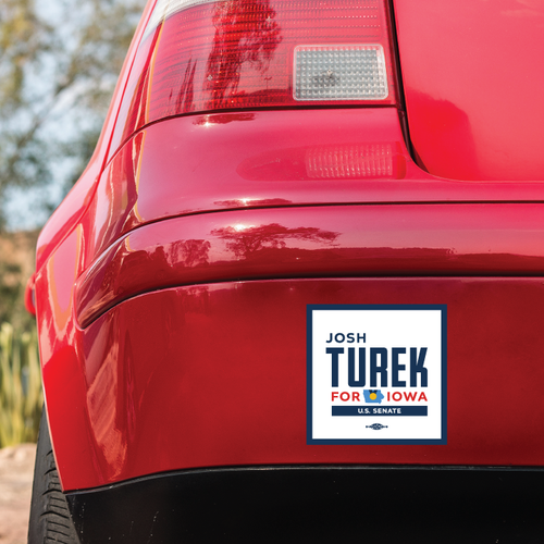Josh Turek (4" x 4" Bumper Magnet)