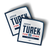 Josh Turek (4" x 4" Vinyl Sticker -- Pack of Two!)