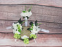 3 BRIDESMAIDS BOUQUETS + 3 BOUTONNIERES
