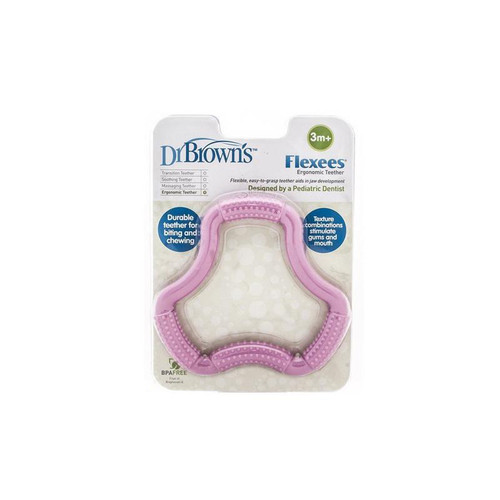Dr. Brown\'s Flexees Mordedor Rosa 3M