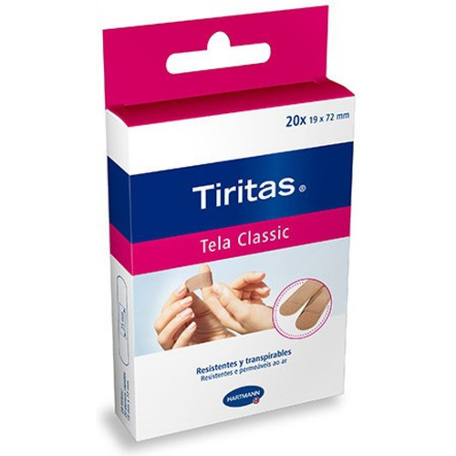 Hartmann tiritas tela classic 19 x 72 mm 20 unidades