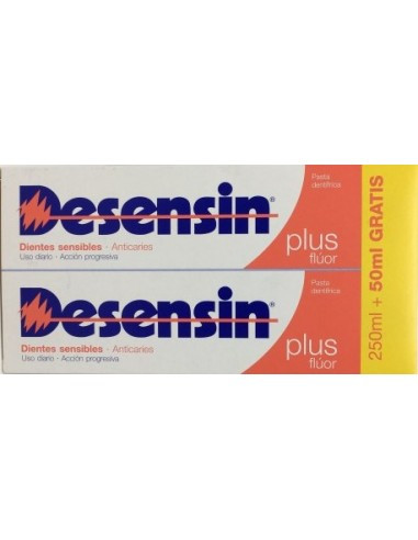 Desensin plus pack pasta dental 2 x 150 mL