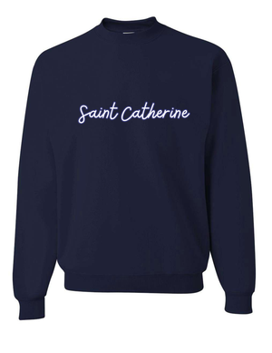 Embroidered Saint Catherine Crew - YOUTH