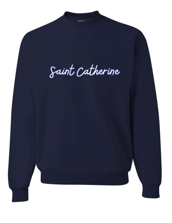 Embroidered Saint Catherine Crew - YOUTH