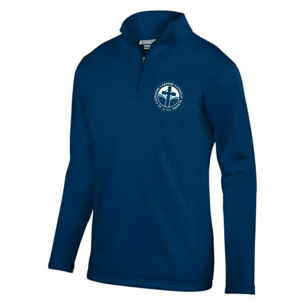 Youth Navy 1/4 Zip FLEECE Performance Pullover