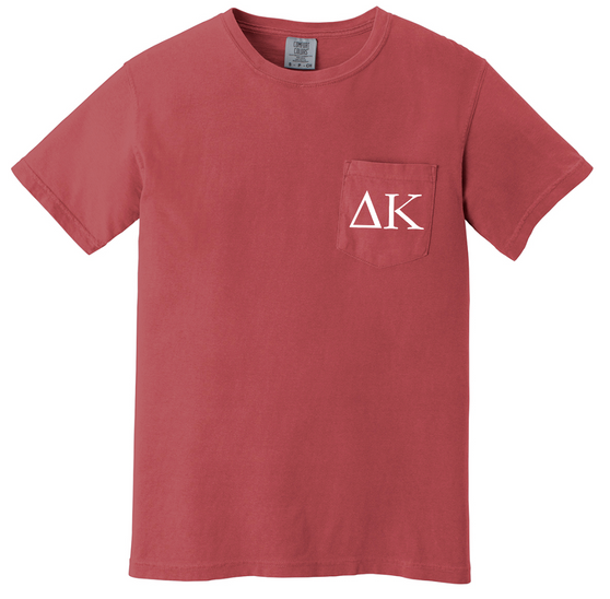 Delta Kappa Comfort Colors Shirt – RED