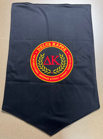 Delta Kappa Embroidered Podium Banner