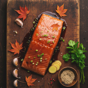 Maple Soy Marinated Salmon - 1.2lb total avg