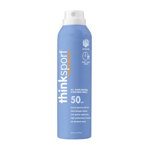 Thinksport All Sheer Mineral Sunscreen Spray SPF 50 - 6oz