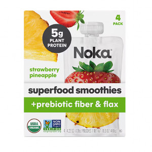 Superfood Smoothie Strawberry Pineapple 4pk - 4.22oz ea