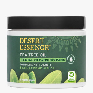 Tea Tree Oil Facial Cleansing Pads - 50pc Tea Tree Oil Facial Cleansing Pads - 50pc