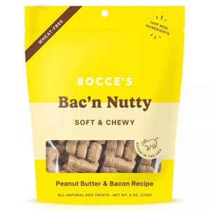 Peanut Butter & Bacon Flavor Dog Treats - 6oz