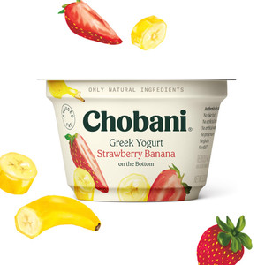 Strawberry Banana on the Bottom Low-Fat Greek Yogurt - 5.3oz