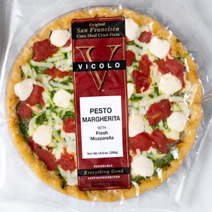 Pesto Margherita with Fresh Mozzarella - 14oz