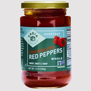 Fire Roasted Whole Red Bell Peppers - 12oz