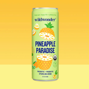 Pre and Probiotic Sparkling Pineapple Paradise - 12oz