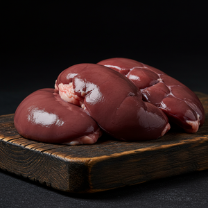 Raw lamb kidneys