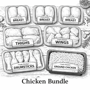 3 chickens worth of cuts
