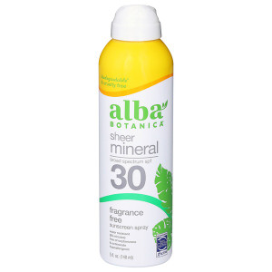 Sheer Mineral Sunscreen Spray SPF 30 Fragrance Free - 5 fl oz