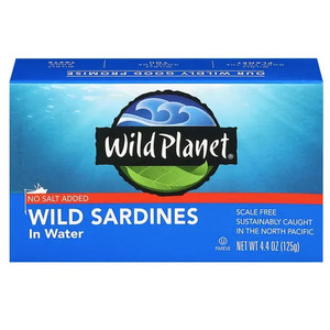 Wild Sardines in Water, No Salt Added - 4.4 oz