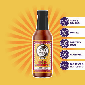 Not So Naughty Bali Bbq Sauce - 14.25 oz