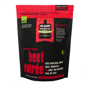 Frozen Raw Beef Entree for Dogs - 3 lb