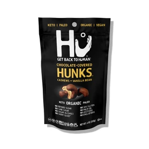 Dark Chocolate Covered Cashew Vanilla Bean Hunks - 4 oz