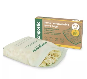 Compostable Quart Bags - 50 ct