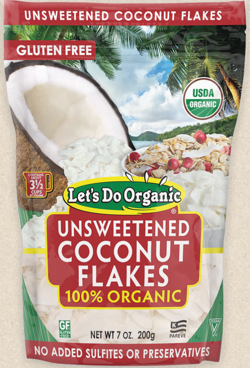 Unsweetened Coconut Flakes - 7oz