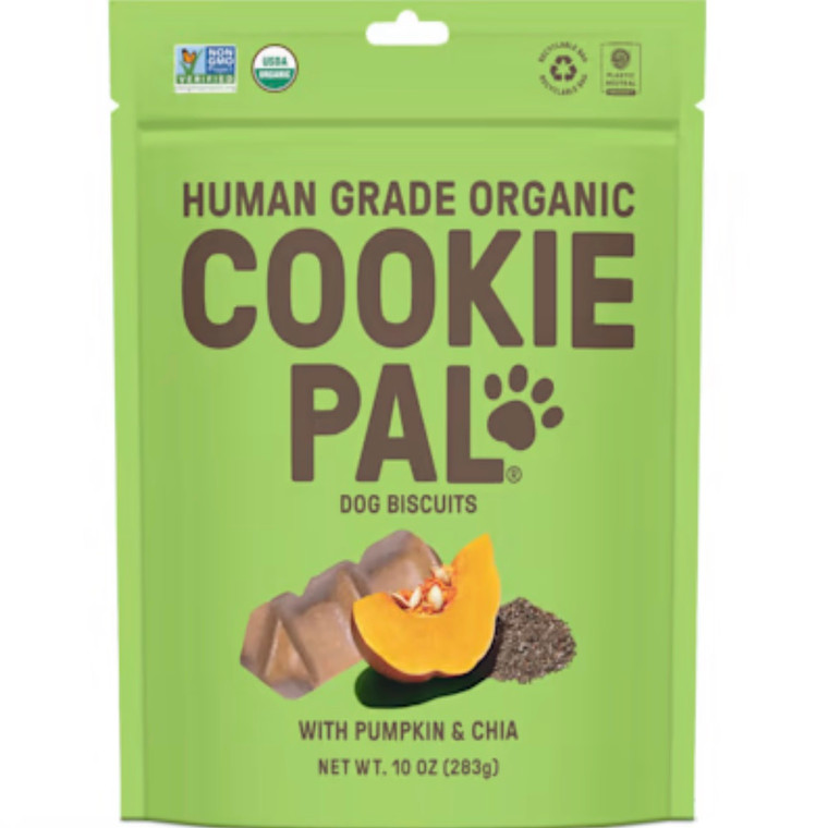 Pet Treat Pumpkin & Chia Biscuits - 10oz