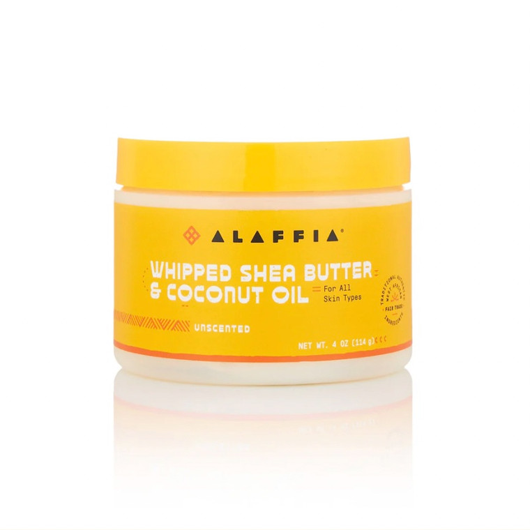 Whipped Shea Butter & Coconut Oil - Unscented 4 oz