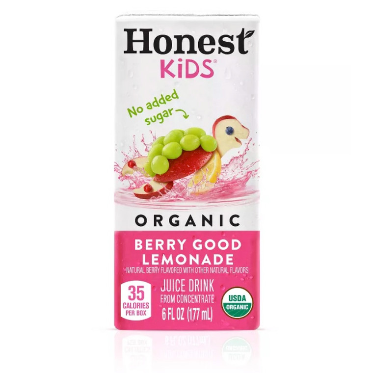 Honest Kids Organic Berry Lemonade Juice Drink - 8pk - 6 fl oz ea