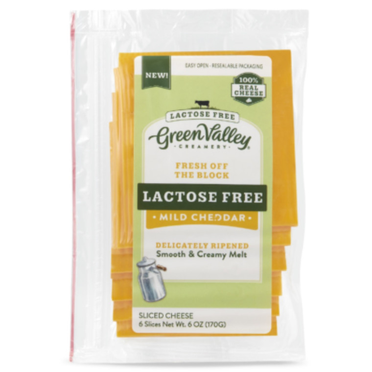 Lactose Free Mild Cheddar Slices - 6oz Lactose Free Mild Cheddar Slices - 6oz