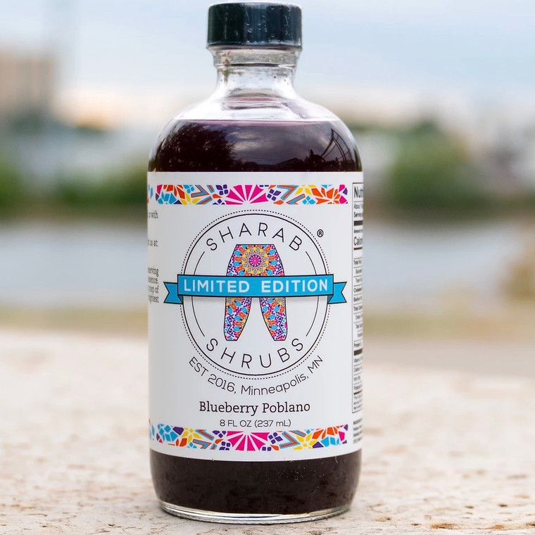 Blueberry Poblano Shrub - 8oz