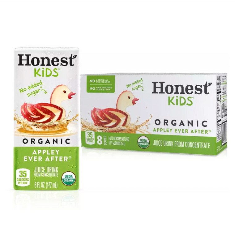 Honest Kids Organic Apple Juice Drink - 8pk - 6 fl oz ea