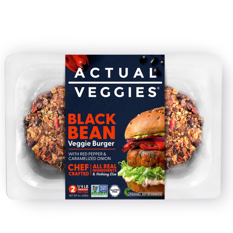 Black Bean Veggie Burger 4ct - 12oz Black Bean Veggie Burger 4ct - 12oz